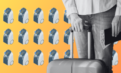 Viajar con concentrador portátil · Infografía