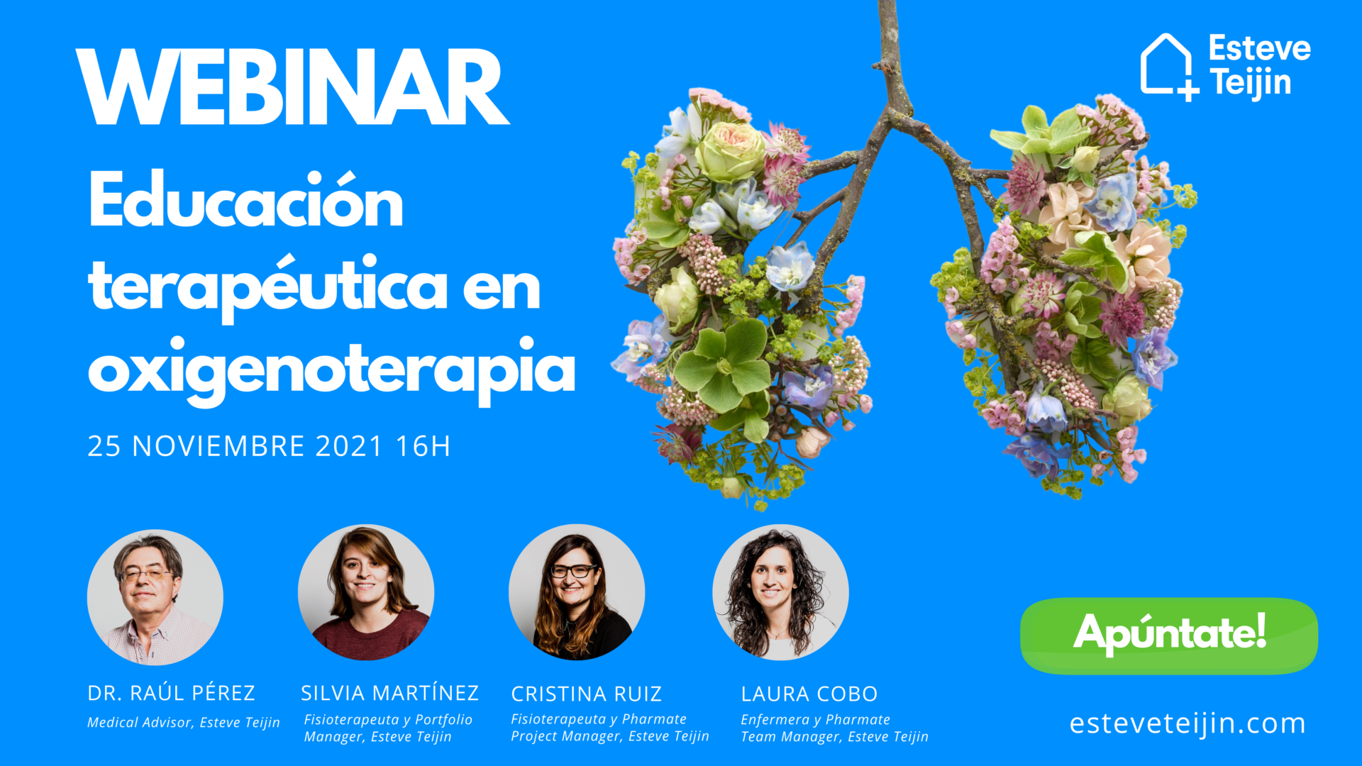 Webinar educación terapéutica en oxigenoterapia