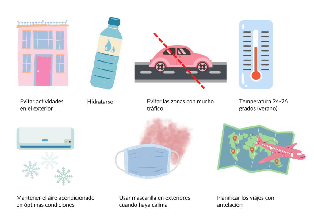 Recomendaciones calor enfermedades respiratorias